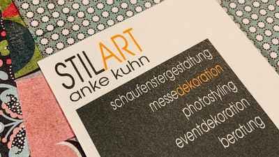 STILART anke kuhn Visuelles Marketing Dekoration Schauwerbegestaltung