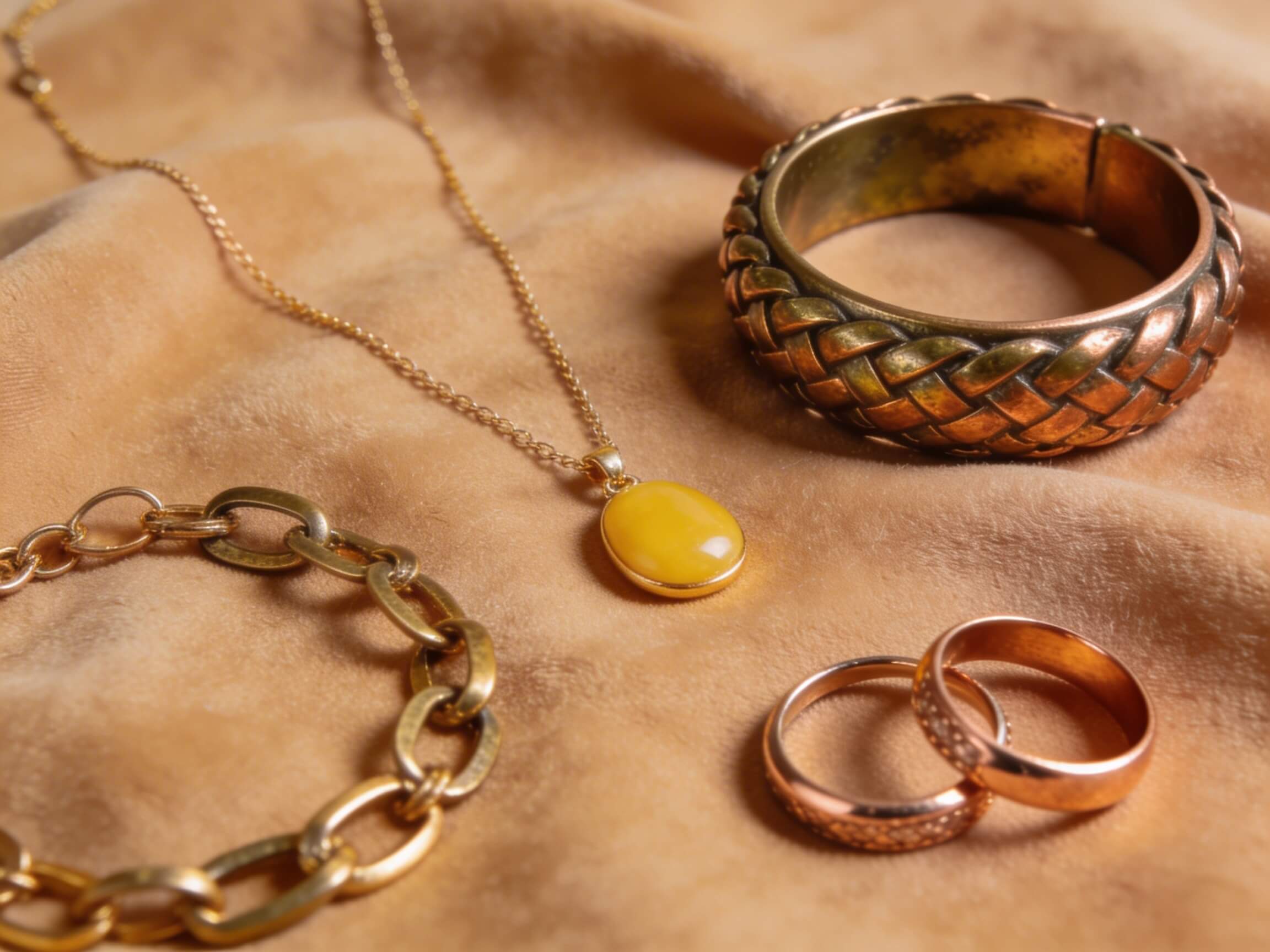 Herbst-Make-up mit Kupfer-, Terracotta- und Goldtönen für den Herbsttyp