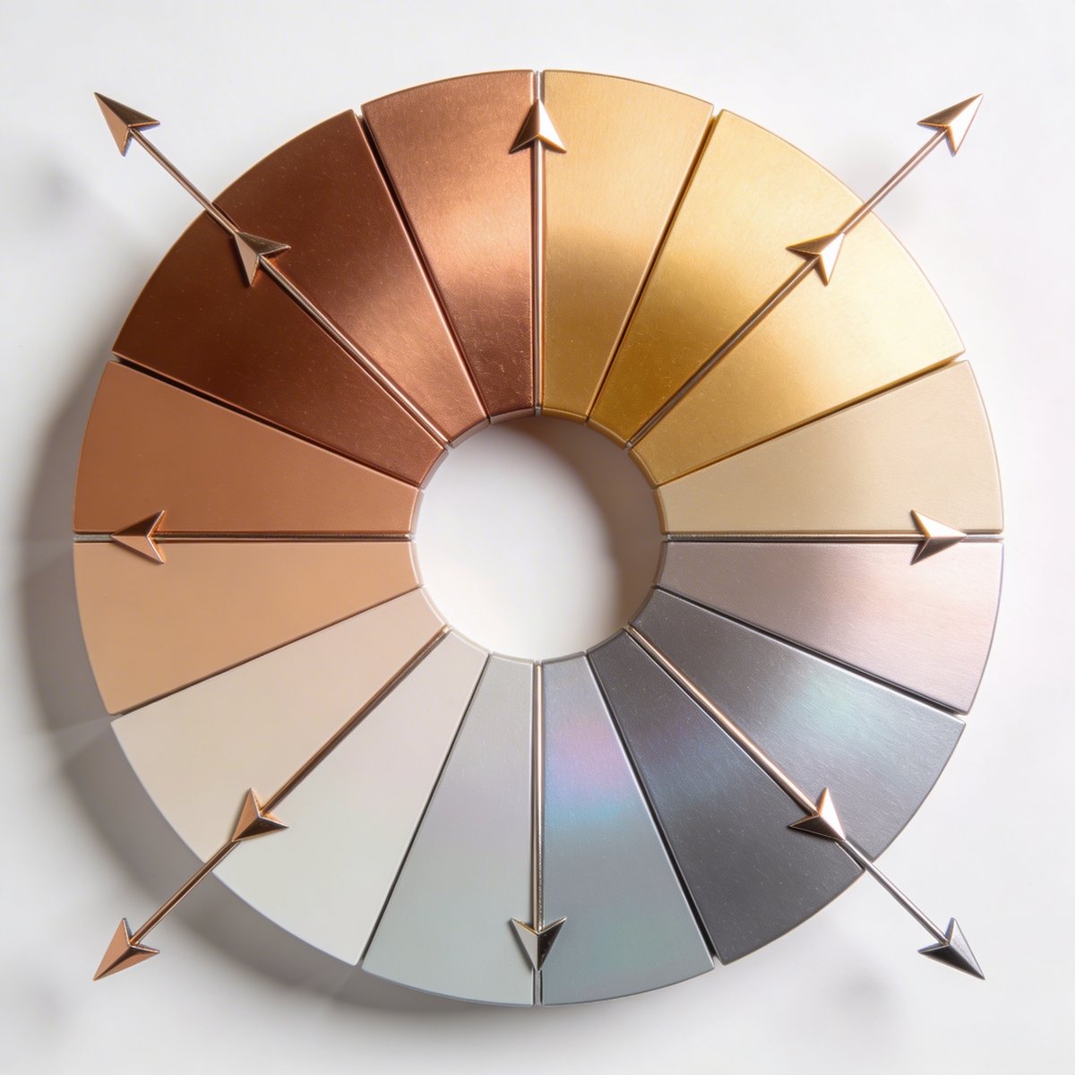 Farbkreis mit komplementären Reflexen in der Haarkoloristik